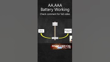 Alkaline battery working.. #engineeringfacts #engineeringfactstamil #shorts