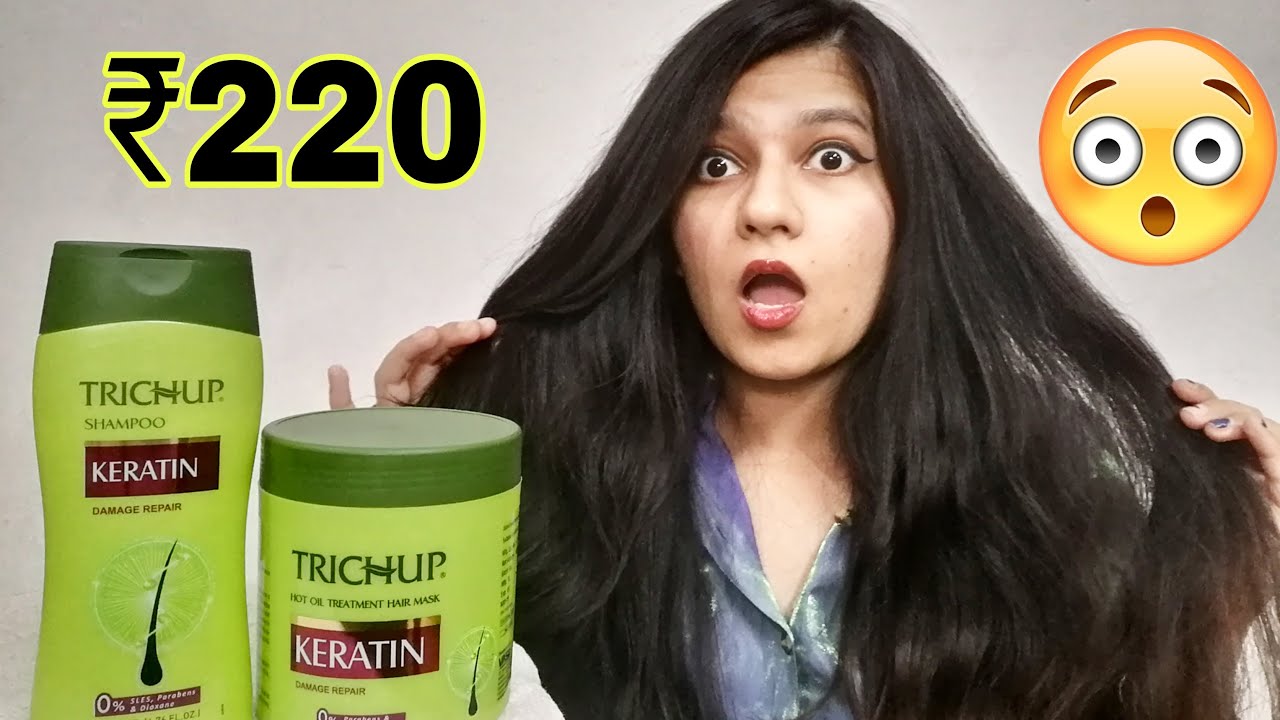 Affordable Keratin Treatment At Home | Trichup Keratin Haircare Range -  YouTube