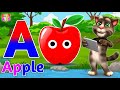 Phonics Song 2 with TWO Words in 3D - A For Apple🍎🍏- ABC Alphabet Songs with Sounds for Children's