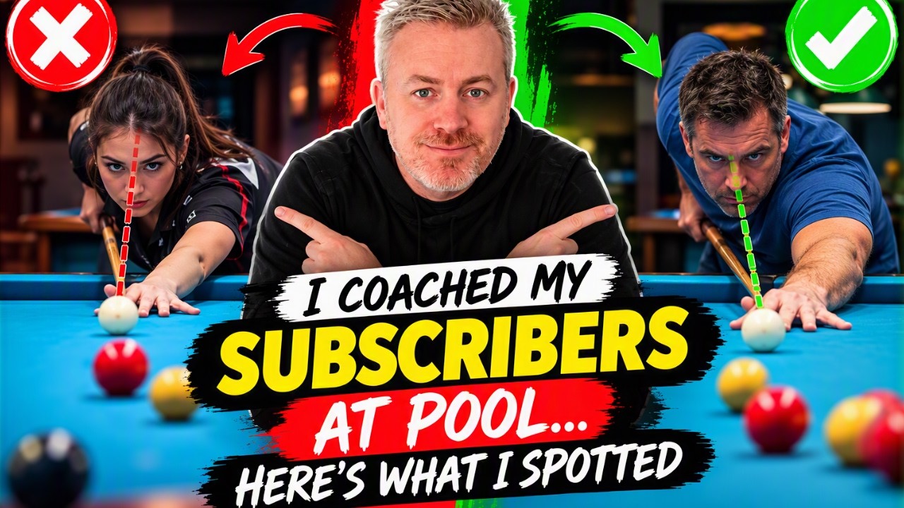POOL COACHING For My Subscribers - The RESULTS - YouTube
