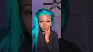 💙Ombre Ocean Breeze to Midnight Blue Hair , Styling  Gorgeous Look! 💇‍♀️ #dorsaneewig #dorsaneehair