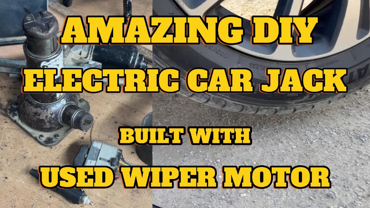 How to Make Electric Car Jack DIY - YouTube