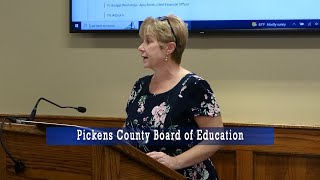 Pickens County Board of Education Called Meeting | June 27, 2023