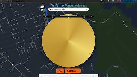WUI-Go! Interactive map for Emergency Preparedness