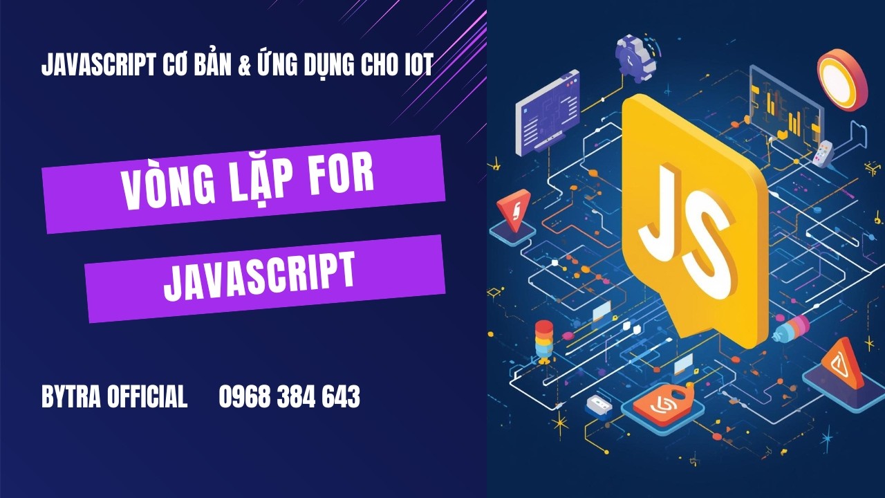 Vòng Lặp For | JavaScript Cơ Bản Cho IoT | Bytra Official - YouTube