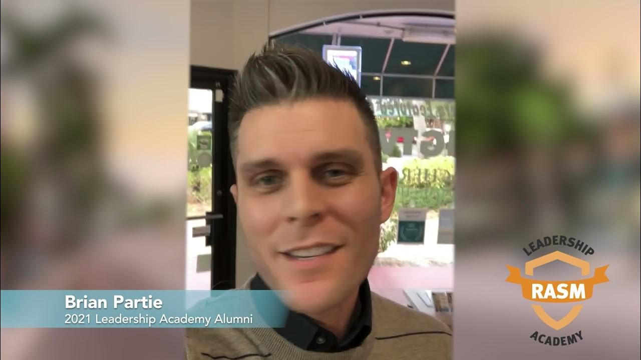 2022 RASM Leadership Academy Testimonial Brian Partie YouTube