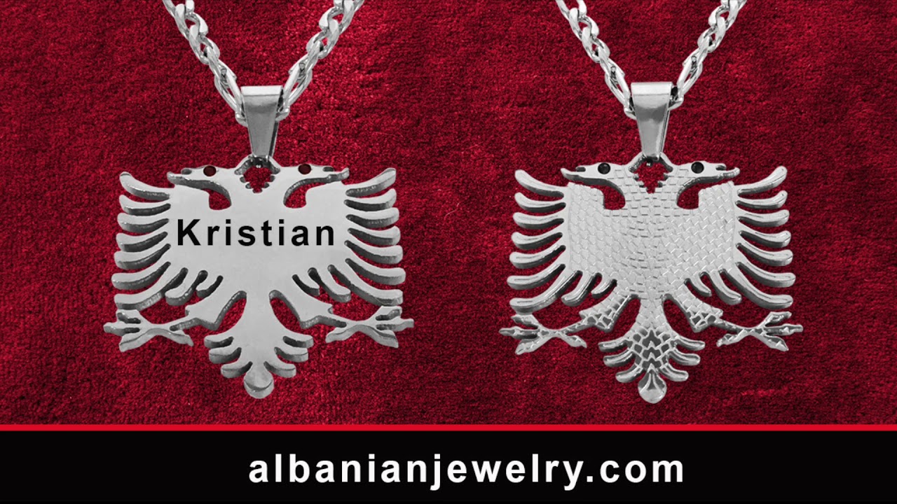 Albanische Adler halskette