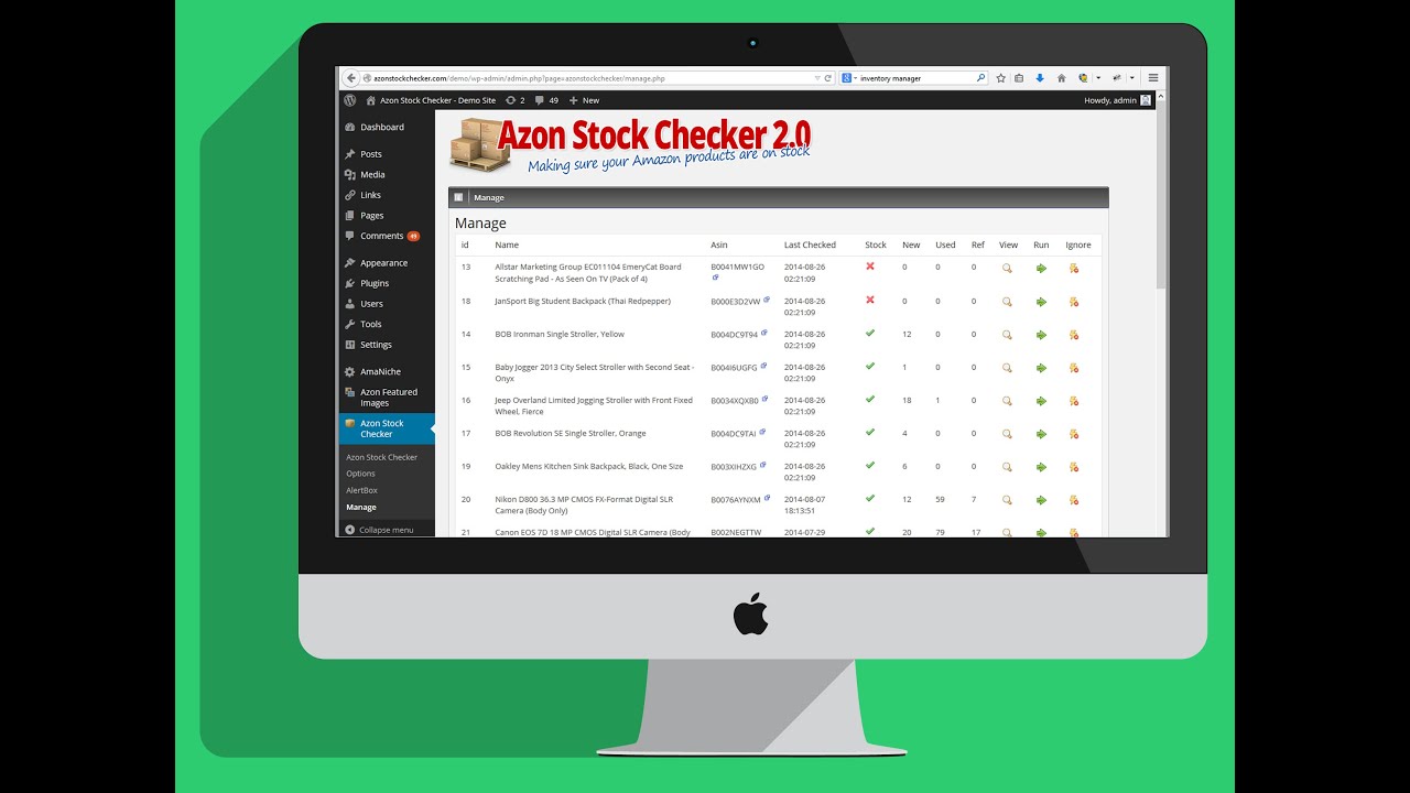 Azon Stock Checker 2.0 Review Azon StockChecker 2.0 Demo YouTube