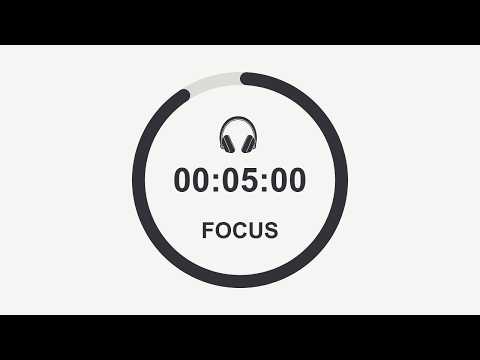 5 Minute Countdown Timer ⏰🔔 | Study With Me for Classroom | Animated Ring | Paper Theme