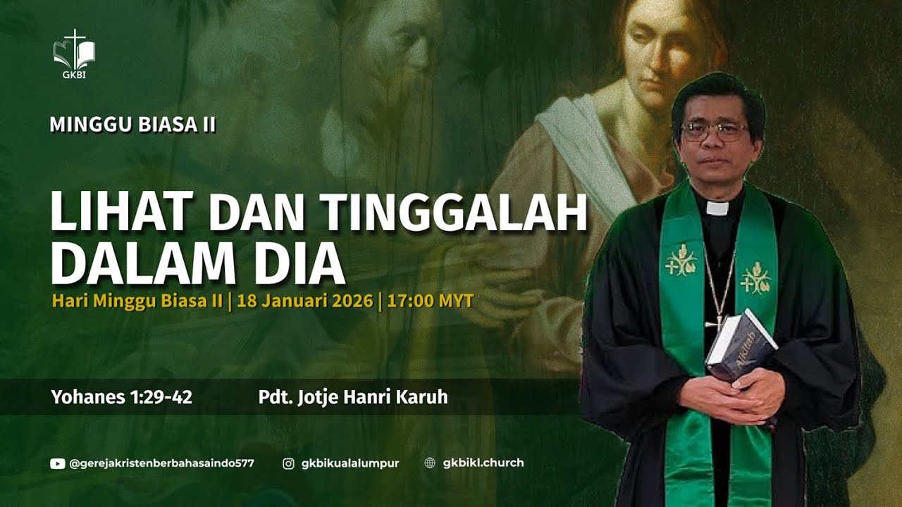 IBADAH ONLINE GKBI | MINGGU 18 JANUARI 2026