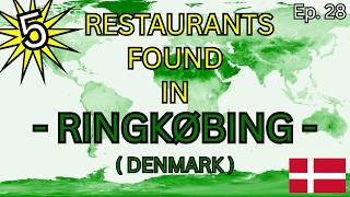 -FEM- RESTAURANGER FUNNA I RINGKØBING, DANMARK 🇩🇰 | Låt oss ta en titt Avsnitt 28
