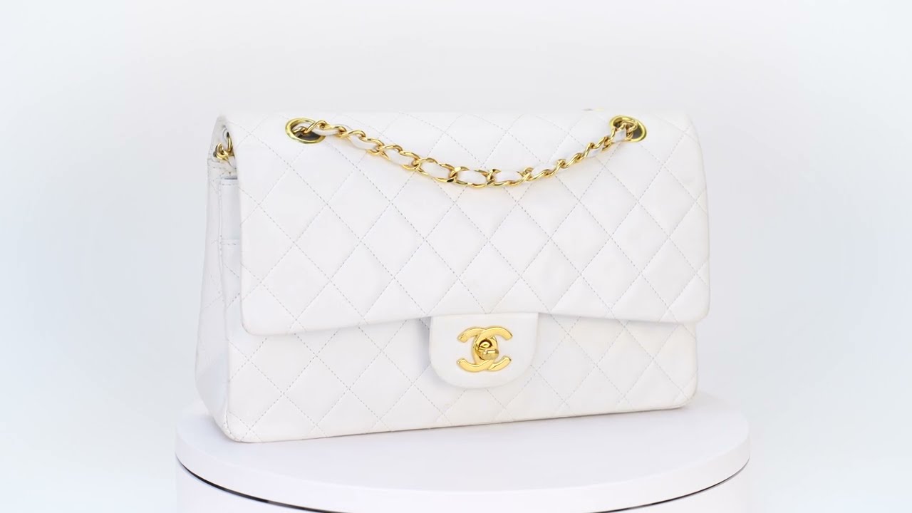 Chanel White Quilted Lambskin Rectangular Mini Classic Flap Bag – Madison  Avenue Couture