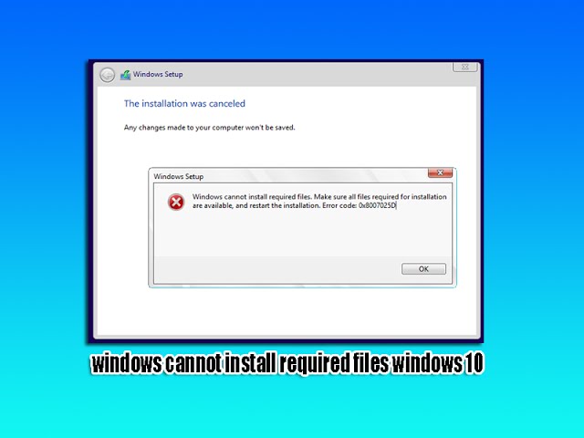 use windows 10 installation iso file to fix