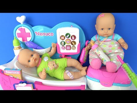 Doktor Heidi Pelus Oyuncak Hasta Nenuco Bebek Bakimi Doktorculuk Nenuco Aglayan Bebek Doktor Seti Youtube
