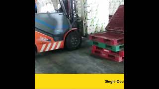 Single-Double Pallet Handler Forklift Attachment