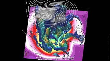 3D GFS Forecast of wave2 October 2015 - Stratosphere Twitter: @Recretos