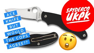 Spyderco UKPK - ace knife but would the cops think so??