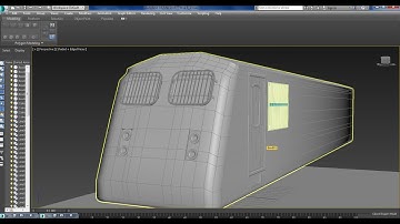 3dsMax Tutorials, Tutorial on Modeling a WAP 5 Locomotive Engine in 3dsmax ( Part 2)