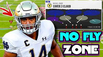 The Most NO FLY ZONE Coverage Defense! College Football 25 Defensive Scheme!