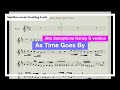 As Time Goes By Alto Sax Backing Track Kenny G Version