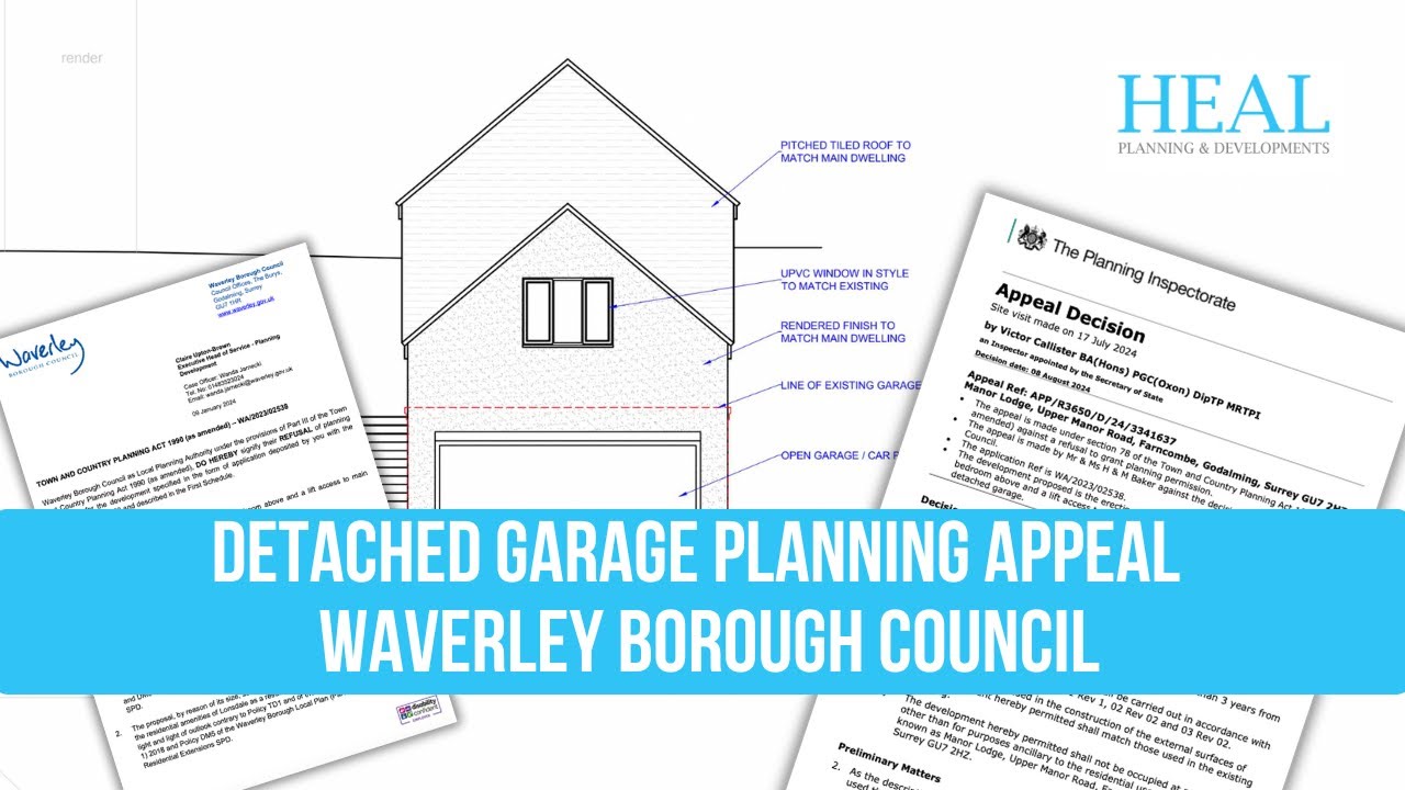 replacement-detached-garage-planning-appeal-waverley-borough-council
