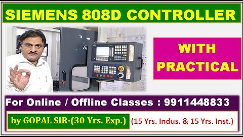 SIEMENS 808D SYSTEM - HOW TO SET X,Y & Z AXIS SOFT LIMIT OF OVER TRAVEL  IN VMC  IN HINDI|P127
