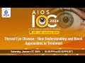 Aios ioc2024  thyroid eye disease  new understanding novel treatment