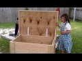 Outdoor storage box for toys, firewood, dog leads - Greenmanwood.com Outdoor storage box for toys, firewood, dog leads - Greenmanwood.com