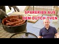 Dutch Oven Rippchen / Petromax / Weber Genesis II / Spareribs