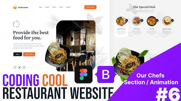 Figma to HTML with Bootstrap 5 #6 : Our Chefs Section (Cool Restaurant Landing Page)