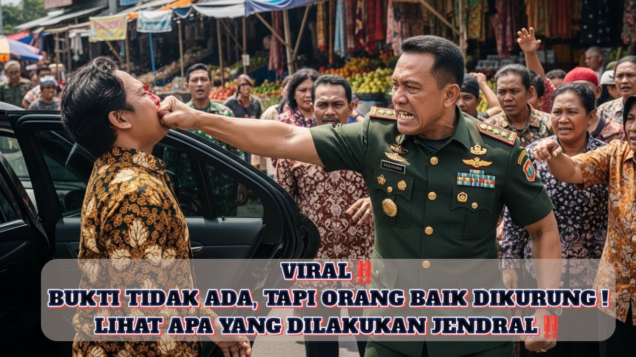 VIRAL‼️BUKTI TIDAK ADA, TAPI ORANG BAIK DIKURUNG !  LIHAT APA YANG DILAKUKAN JENDRAL‼️