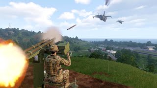 ระบบขีปนาวุธต่อต้านรถถังทำลายขบวนรถขนาดใหญ่ของรัสเซีย - Arma 3 screenshot 5