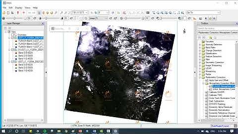 9. ENVI Image Preprocessing: Landsat Image Atmospheric Correction