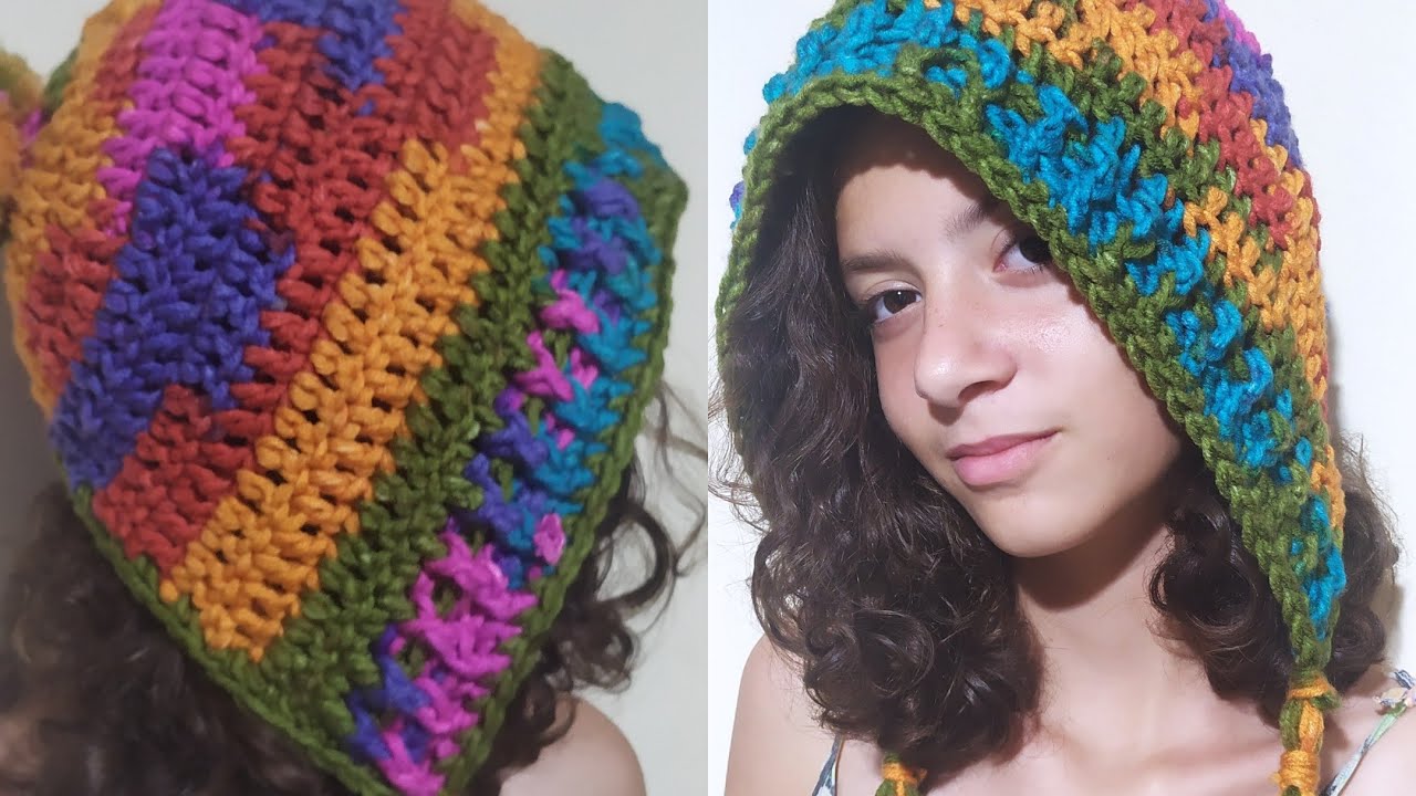 gorro em crochê super fácil e econômico #passoapasso #crochet #inverno2023