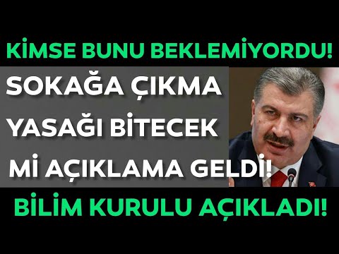 Sokağa Çıkma Yasağı Ne Zaman Bitecek? Yasaklar Ne Zaman Kalkacak? SON DAKİKA!