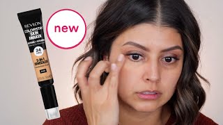 NEW THE REVLON COLORSTAY SKIN AWAKEN CONCEALER REVIEW + WEAR TEST - YouTube