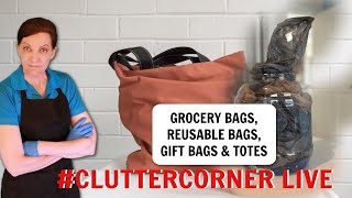 Grocery Bags, Reusable Bags, Gift Bags & Totes Declutter Live with Angela Brown