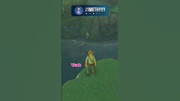 Link can WALK ON WATER?!?! 😱 #zelda #botw #totk #shorts