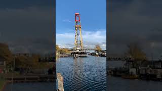 Download Lagu Sanierung der Deichbrücke: Abtransport der Brücke am Schwimmkran ENAK MP3