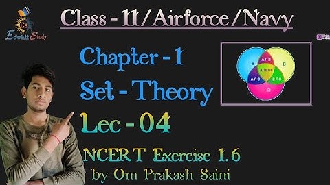 Sets important Formula |11yh Maths 1.6 | Airforce and Navy | edukite study | Omprakash saini