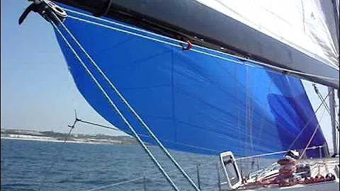 Gybing an Assymmetrical Spinnaker on "the Outside"