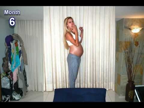 9 months in 1000 pictures stop motion (Pregnancy t...