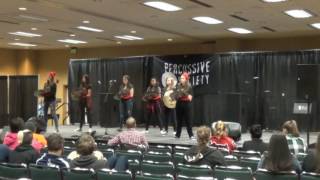 RHS Cymbal Line Performing In the 2016 PASIC Competition
