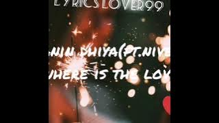 Hanin Dhiya ft Nive - Where Is The Love Lyrics