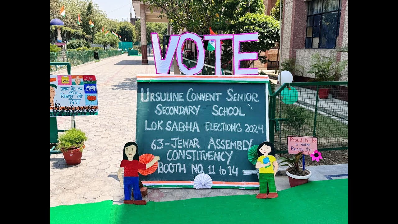 URSULINE CONVENT SCHOOL II LOK SABHA ELECTIONS 2024 II 63 JEWAR