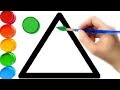 Learn Colors with Shapes Painting and Drawing for Kids | Coloring Jolly Toy