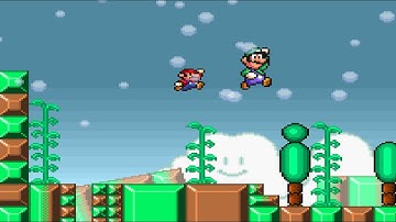 SMBX Custom Level: Fresh Choco Mint Range