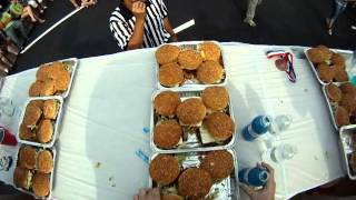 2012 - Taste of Hamburg-er Festival National Hamburger Eating Championship - 1st person view