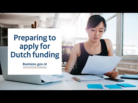 Webinar: Preparing to apply for Dutch funding - Financing your business in the Netherlands