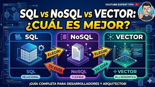 SQL vs NoSQL vs Vector: ¿Cuál elegir en 2026? 🚀